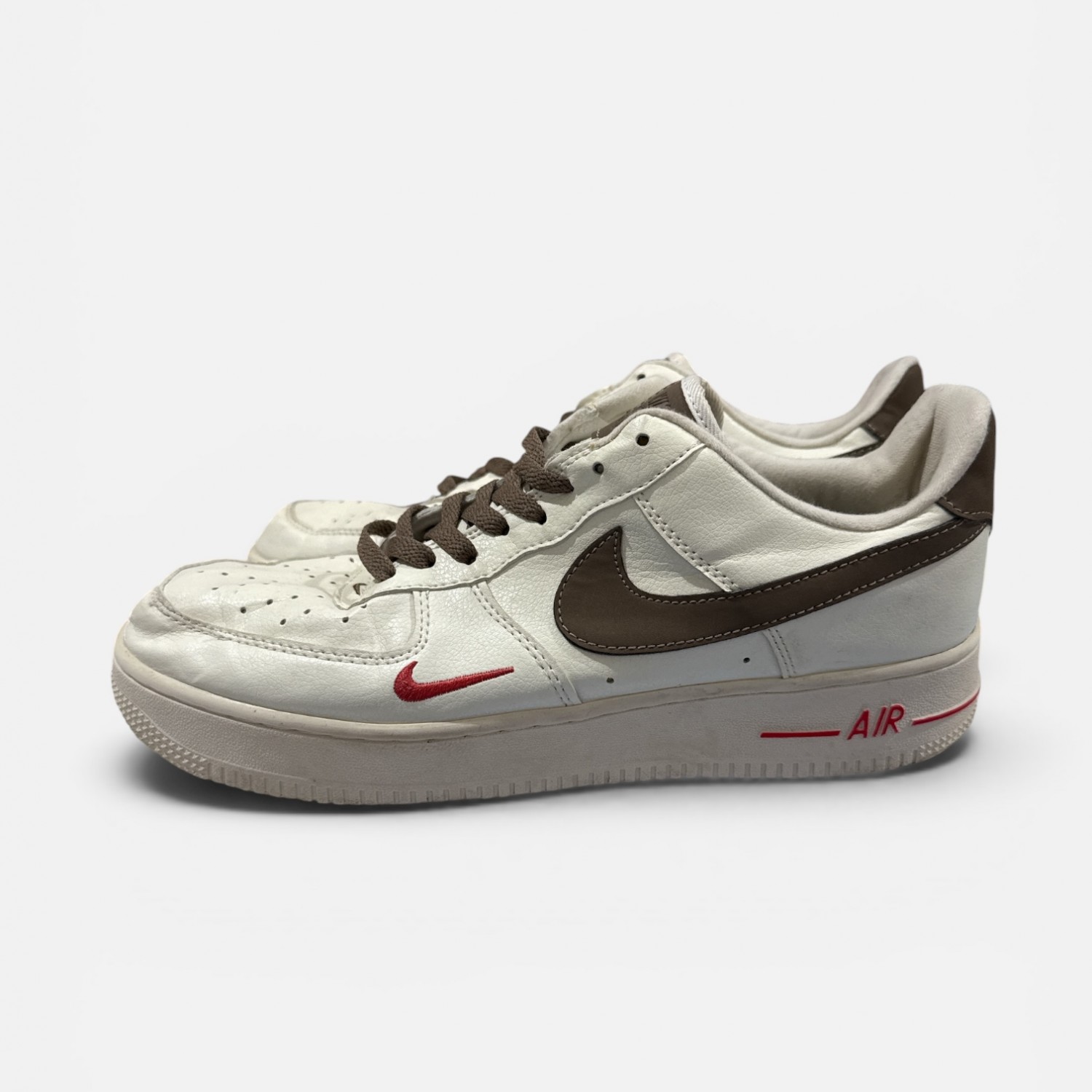 Nike Air Force 1 Low White / Brown / Red