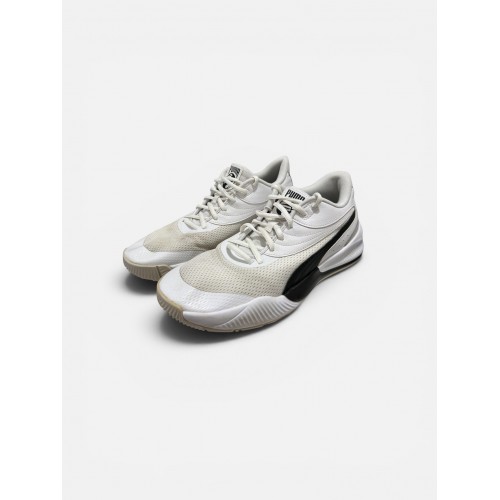 Puma Court Rider White Black 