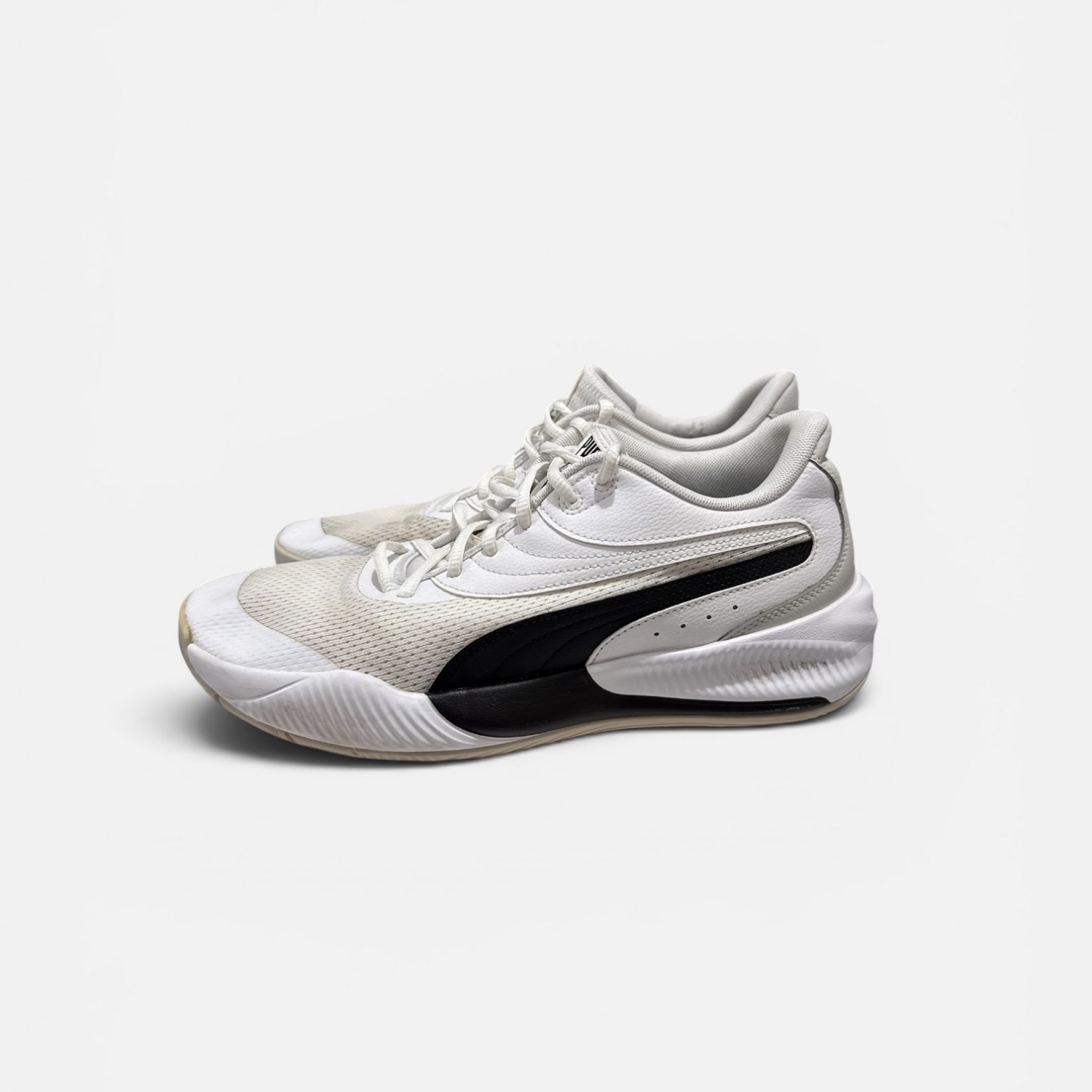 Puma Court Rider White Black 