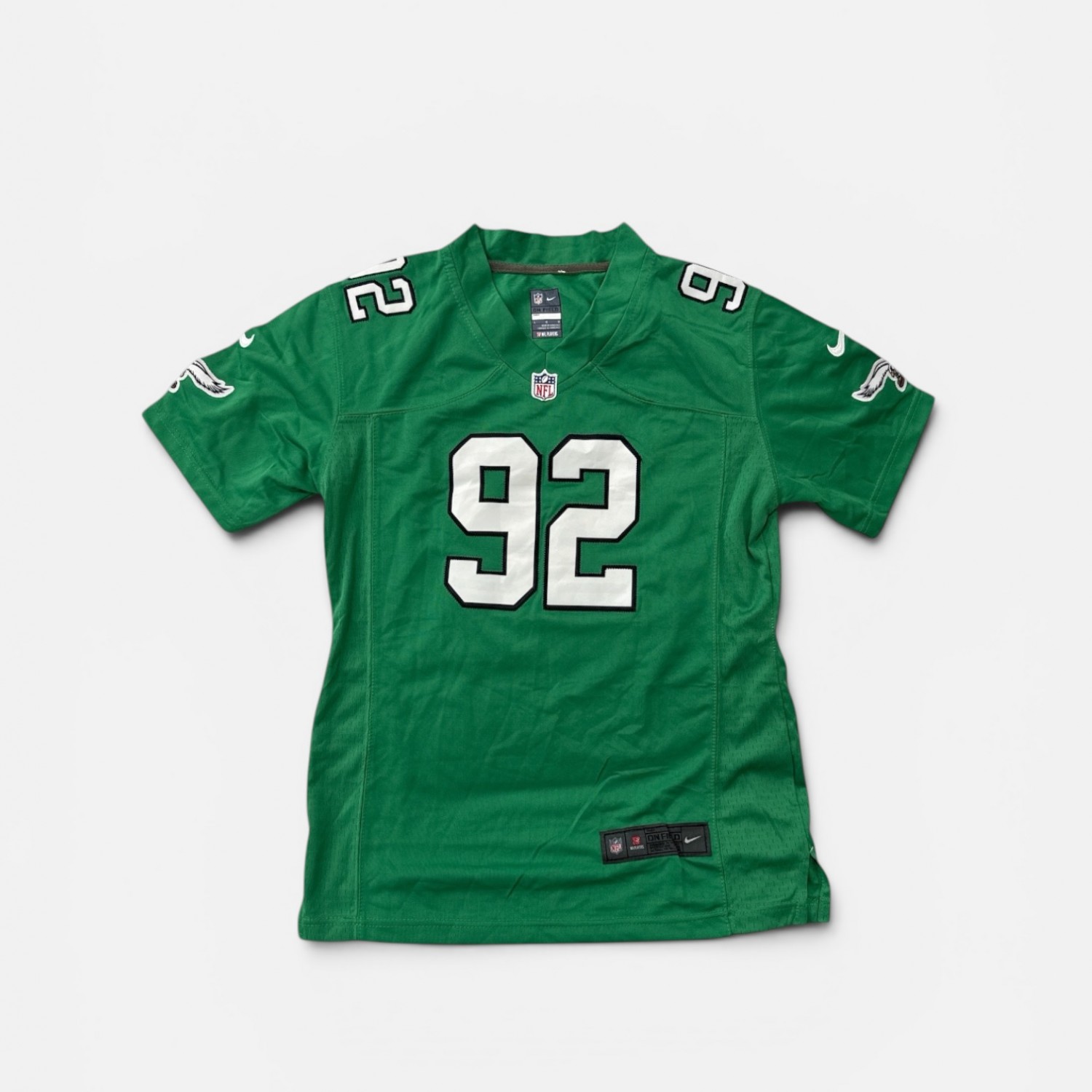 Nike NFL Philadelphia Eagles White #92