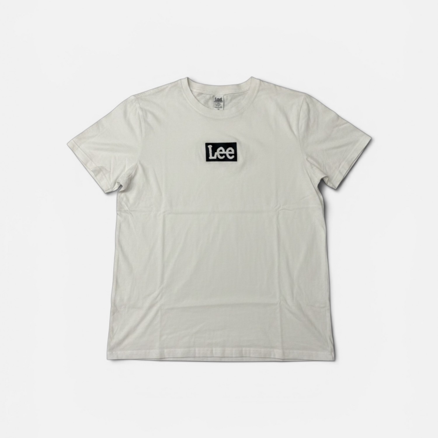 Lee White Logo T-Shirt Casual Streetwear