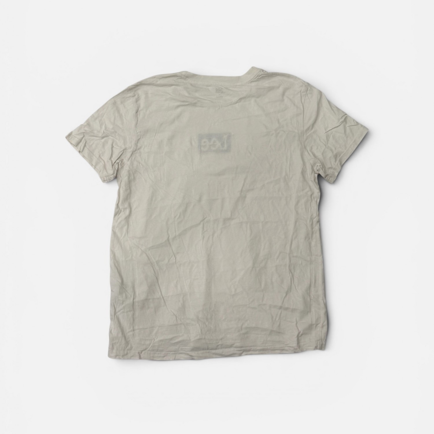 Lee White Logo T-Shirt Casual Streetwear