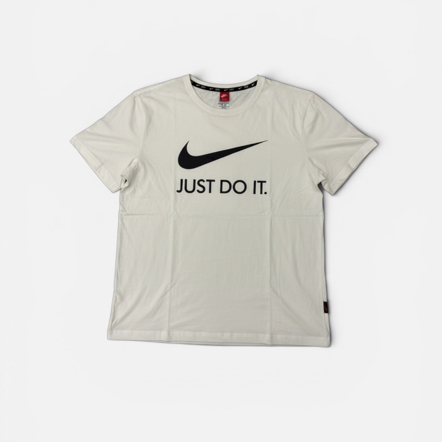 Nike Just Do It White Graphic T-Shirt Sportswear