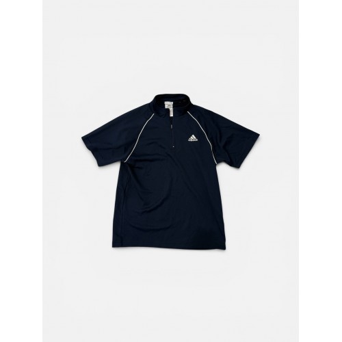 Adidas Navy 1/4 Zip Performance Running Shirt