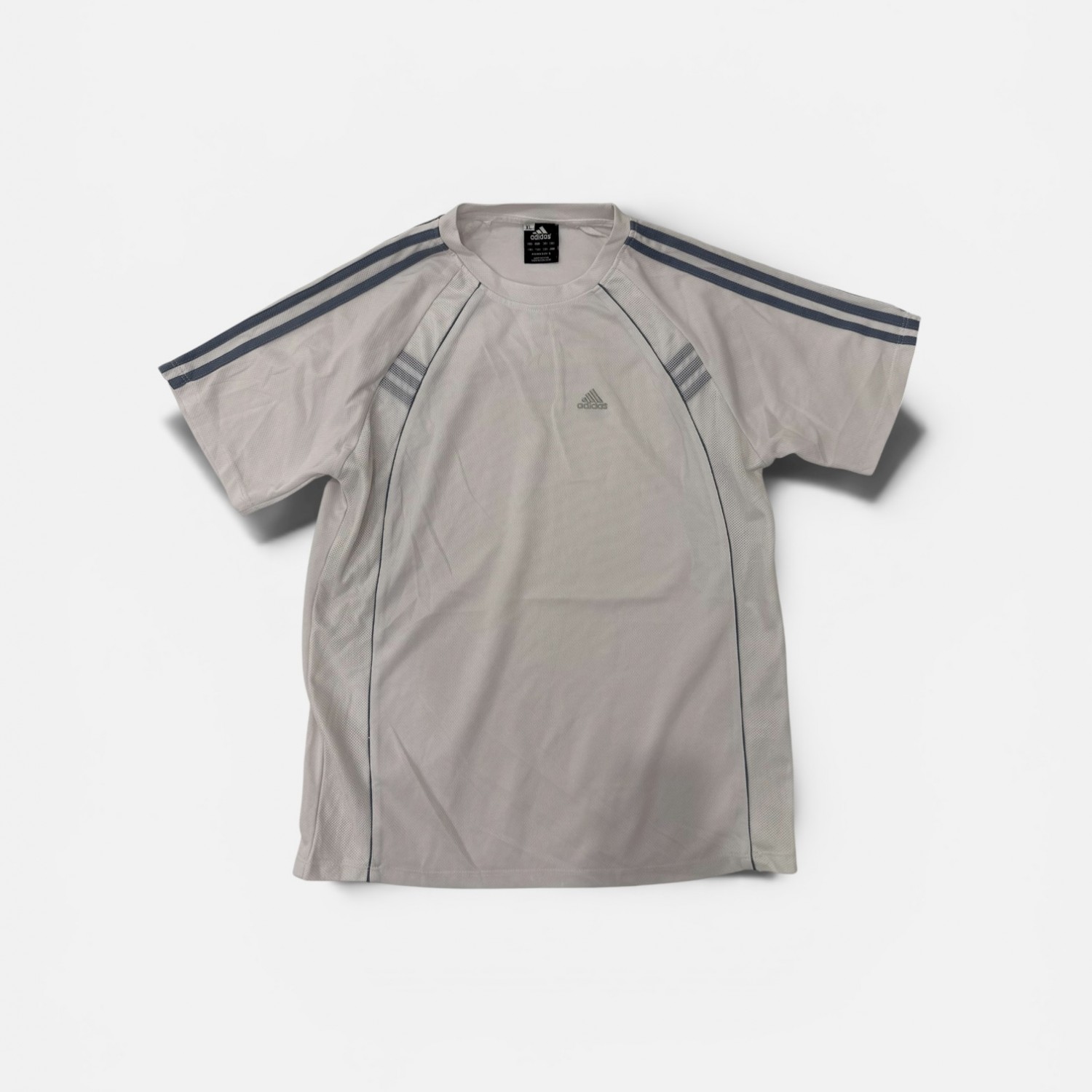 Adidas Vintage White 3-Stripes Training T-Shirt