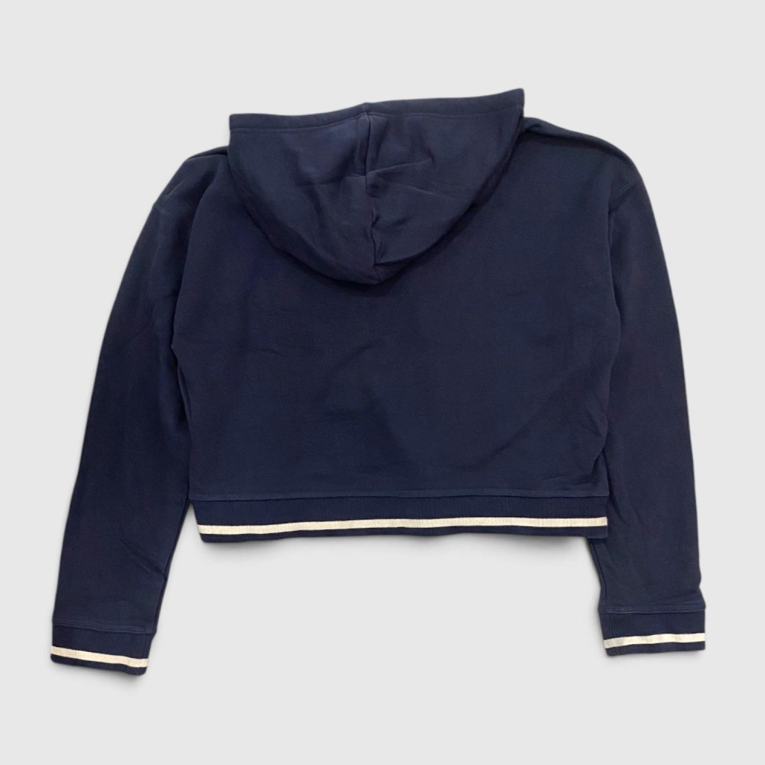 Adidas Originals Trefoil Γυναικείο Cropped Hoodie Μπλε / Pre Owned