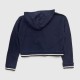 Adidas Originals Trefoil Γυναικείο Cropped Hoodie Μπλε / Pre Owned