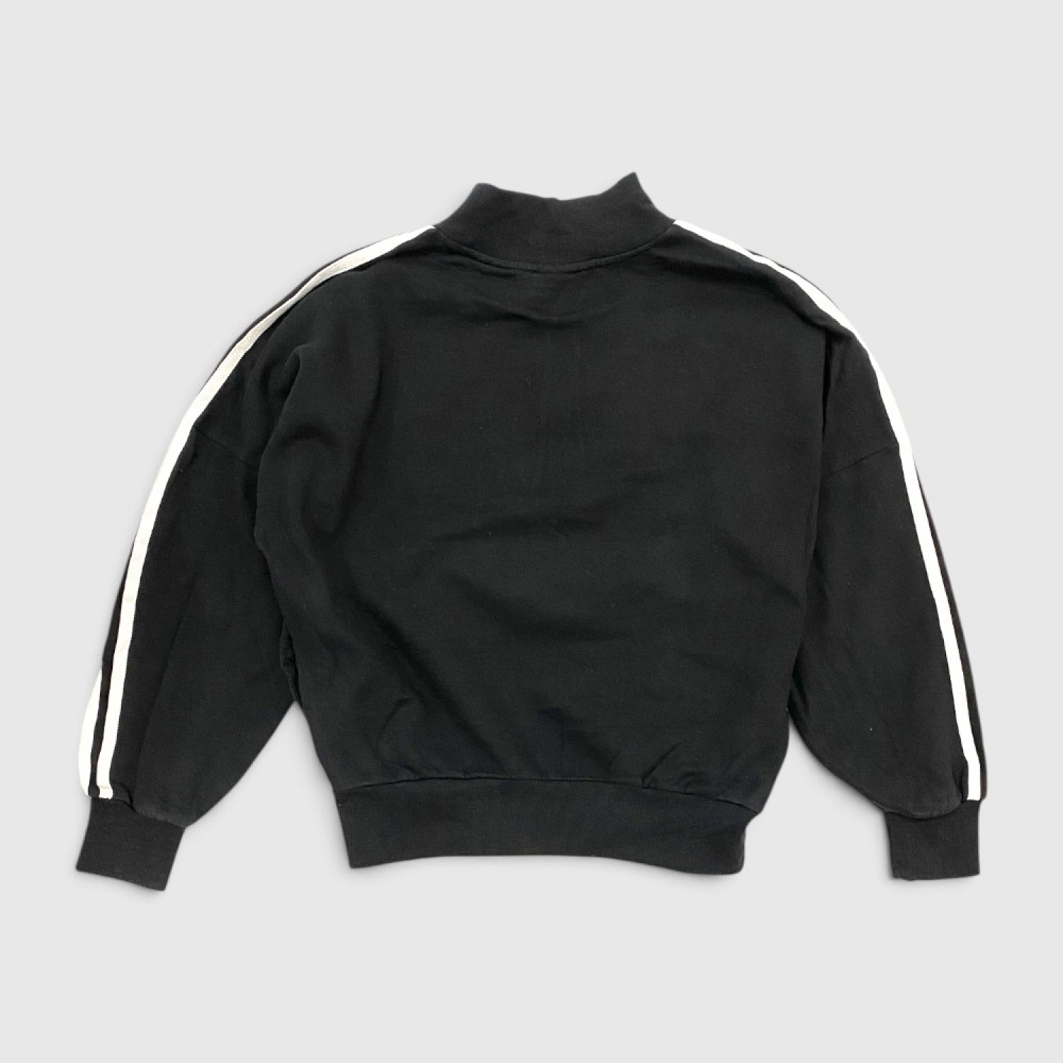 Adidas Originals 3-Stripes Γυναικείο Φούτερ Μαύρο / Pre Owned