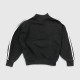 Adidas Originals 3-Stripes Γυναικείο Φούτερ Μαύρο / Pre Owned