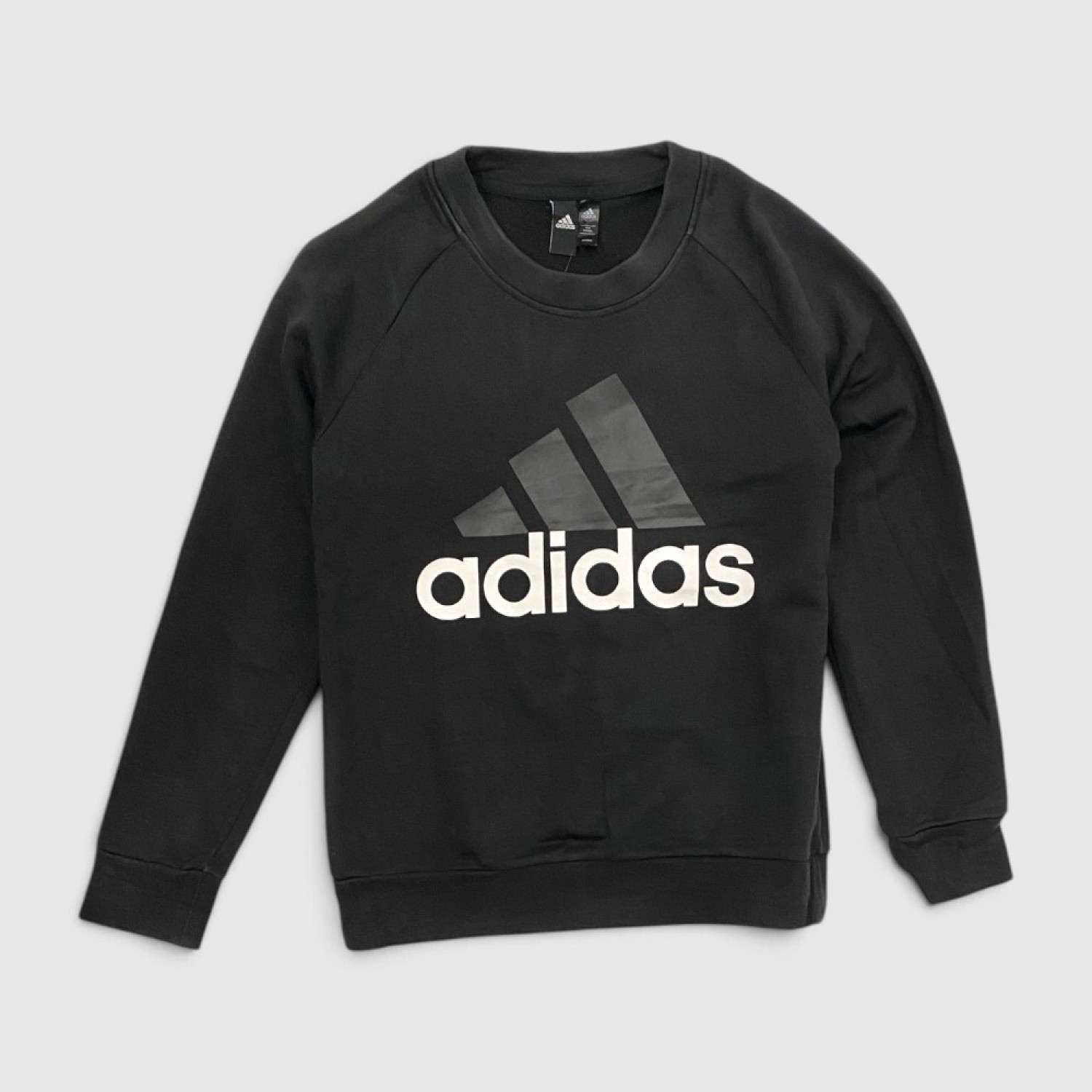 Adidas Essentials Logo Γυναικείο Φούτερ Μαύρο / Pre Owned