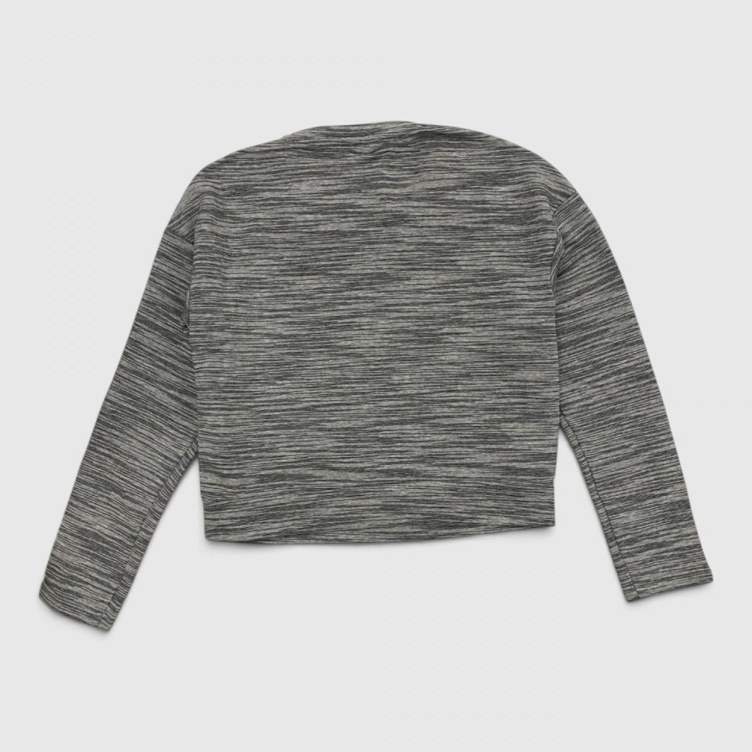 Adidas Γυναικεία Cropped Μπλούζα Γκρι / Pre Owned
