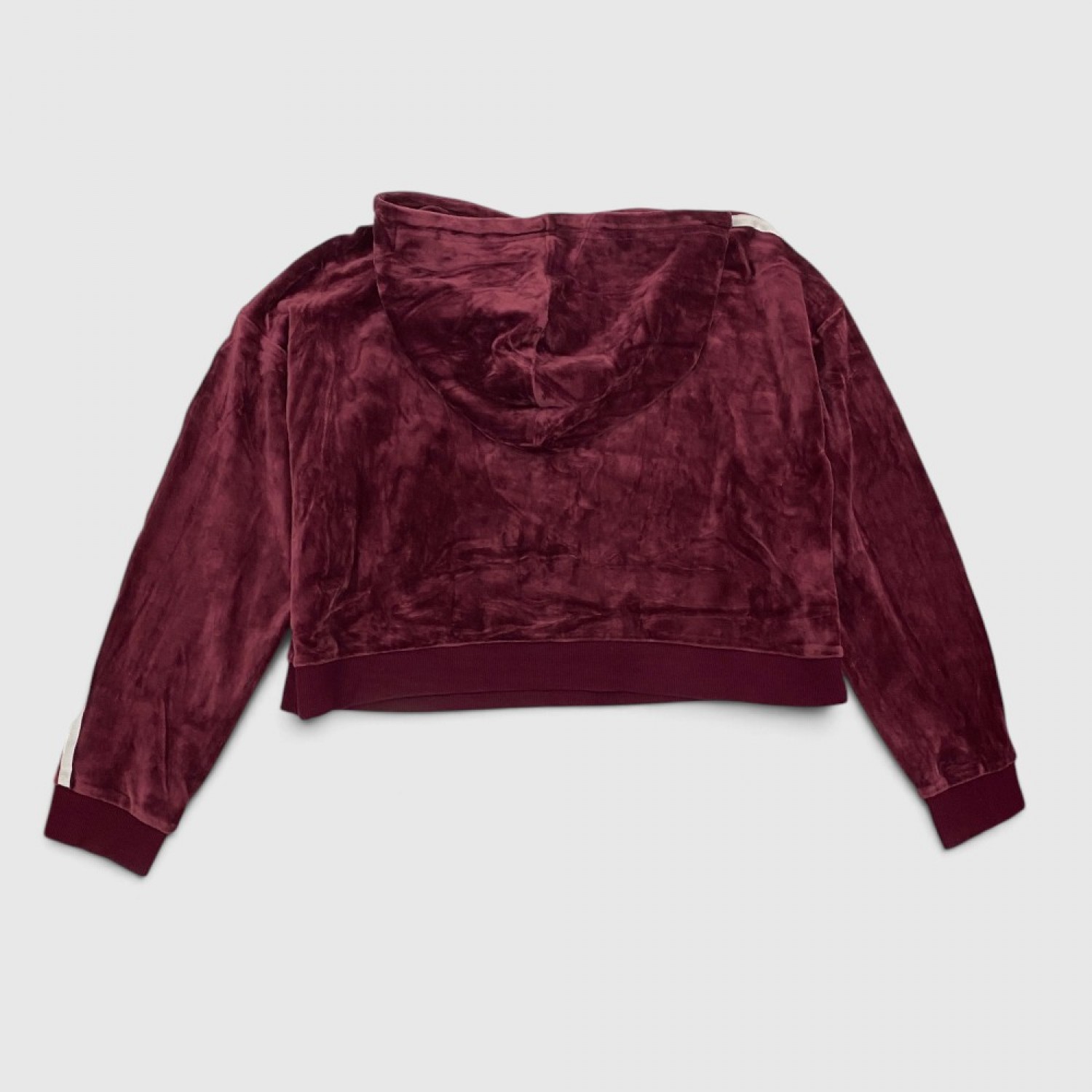 Adidas Originals Γυναικείο Φούτερ με Κουκούλα Μπορντό / Pre Owned