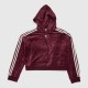 Adidas Originals Γυναικείο Φούτερ με Κουκούλα Μπορντό / Pre Owned