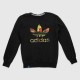 Adidas Originals Γυναικείο Φούτερ Μαύρο Floral / Pre Owned