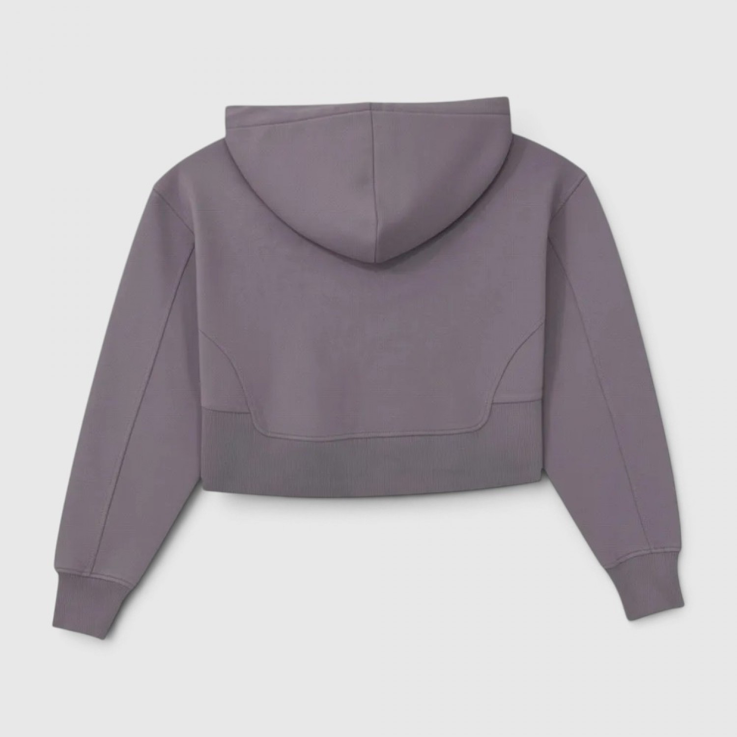 Calvin Klein Jeans Γυναικείο Cropped Hoodie Μωβ / Pre-Owned