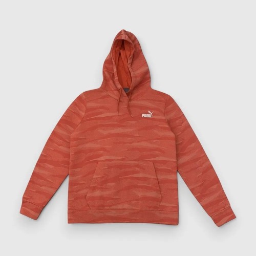 Puma Γυναικείο Hoodie All-Over Print Κοραλί / Pre-Owned