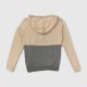 Adidas Γυναικείο Hoodie Colorblock Μπεζ / Γκρι / Pre-Owned