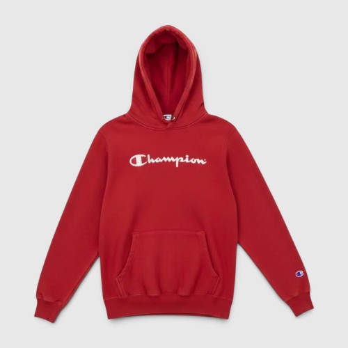 Champion Γυναικείο Hoodie Φούτερ Κόκκινο με Logo / Pre-Owned