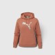 Puma Γυναικείο Hoodie Φούτερ Ροδακινί με Big Logo / Pre-Owned