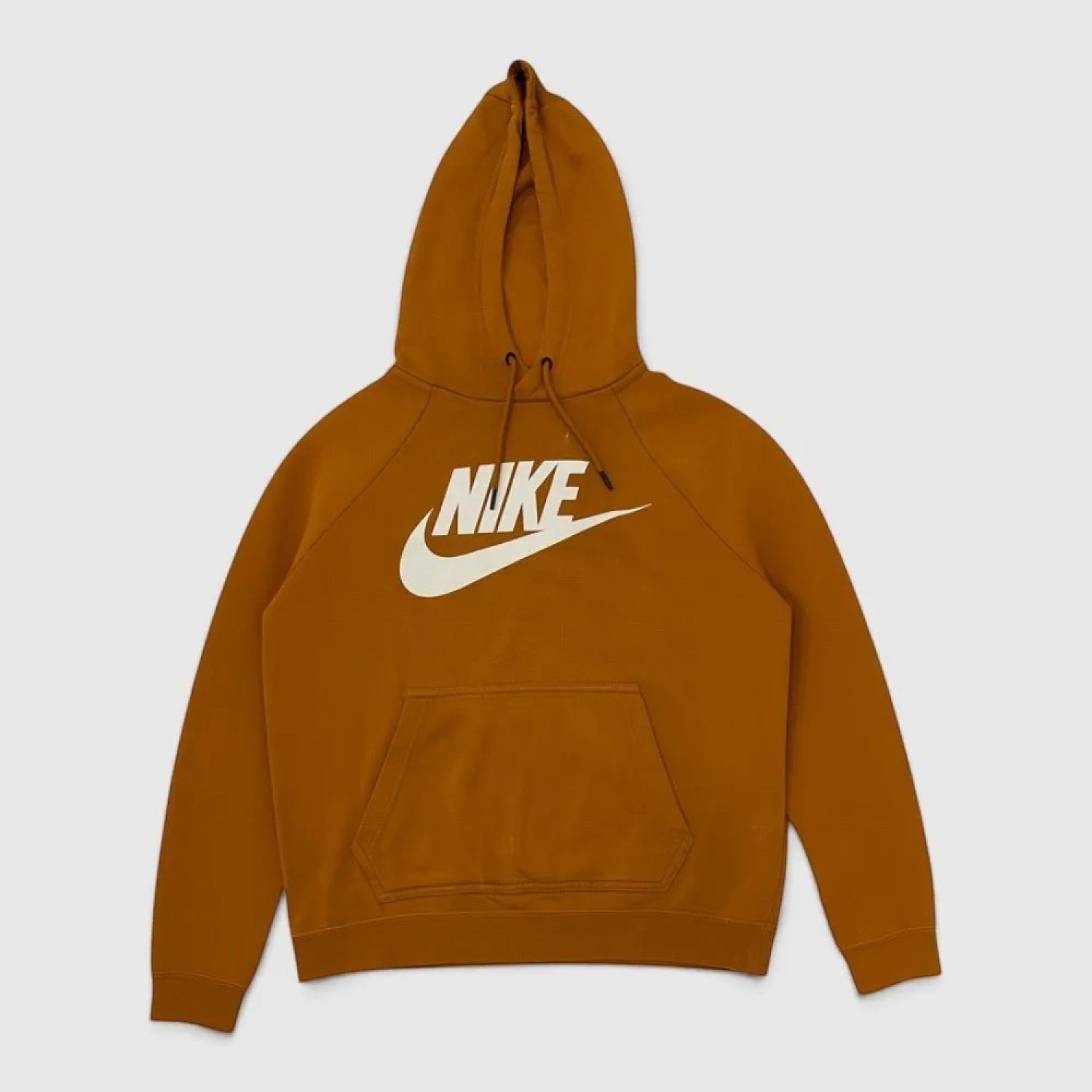 Nike Γυναικείο Hoodie Φούτερ Μουσταρδί με Big Logo / Pre-Owned