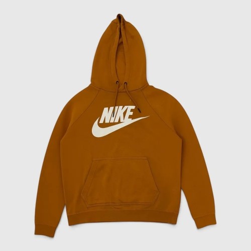 Nike Γυναικείο Hoodie Φούτερ Μουσταρδί με Big Logo / Pre-Owned