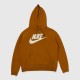 Nike Γυναικείο Hoodie Φούτερ Μουσταρδί με Big Logo / Pre-Owned