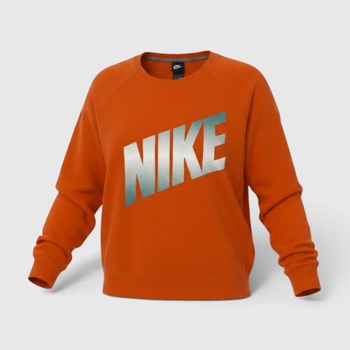 Nike Γυναικείο Crewneck Φούτερ Πορτοκαλί με Big Logo / Pre-Owned