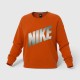 Nike Γυναικείο Crewneck Φούτερ Πορτοκαλί με Big Logo / Pre-Owned