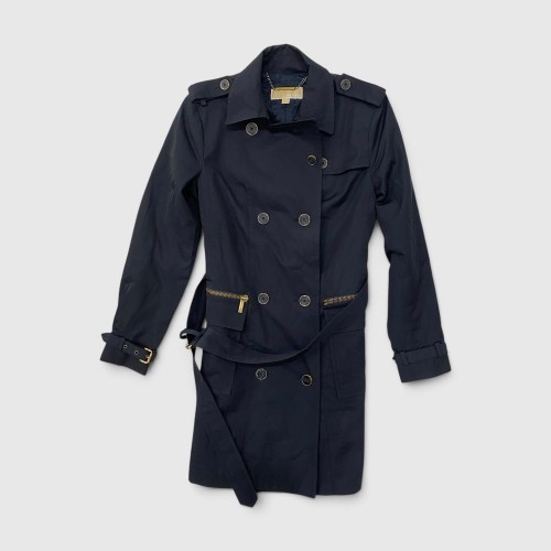 Michael Kors Γυναικεία Καμπαρντίνα Trench Coat Μπλε Σκούρο / Pre-Owned