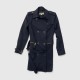 Michael Kors Γυναικεία Καμπαρντίνα Trench Coat Μπλε Σκούρο / Pre-Owned