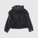 Stüssy Γυναικείο Μαύρο Μπουφάν με Κουκούλα / Pre-Owned