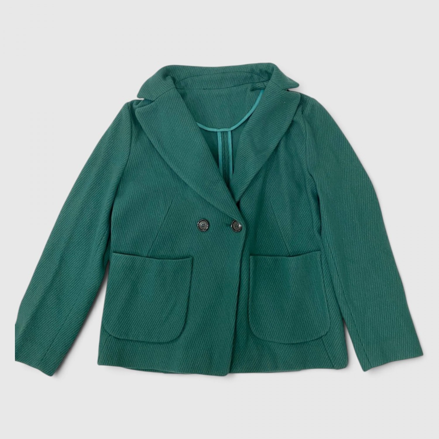 Γυναικείο Πράσινο Σταυρωτό Blazer / Pre-Owned
