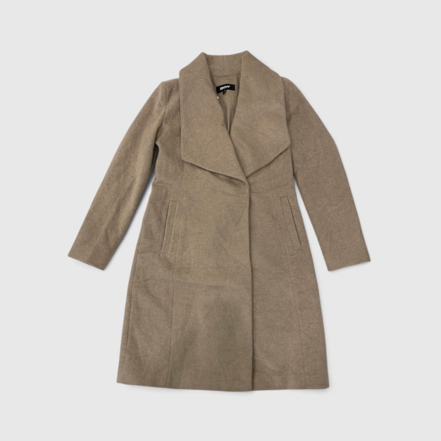 Γυναικείο Μπεζ Μακρύ Παλτό DKNY / Pre-Owned