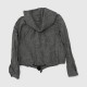 Γυναικείο Γκρι Jacket με Κουκούλα / Pre-Owned