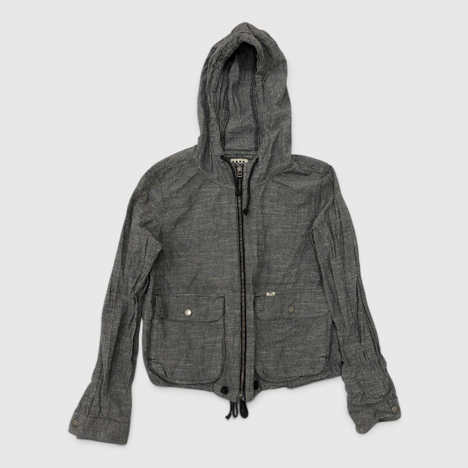 Γυναικείο Γκρι Jacket με Κουκούλα / Pre-Owned