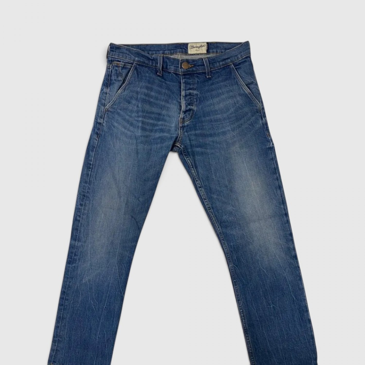 Wrangler Straight Fit Μπλε Ανδρικό Jean / Pre-Owned