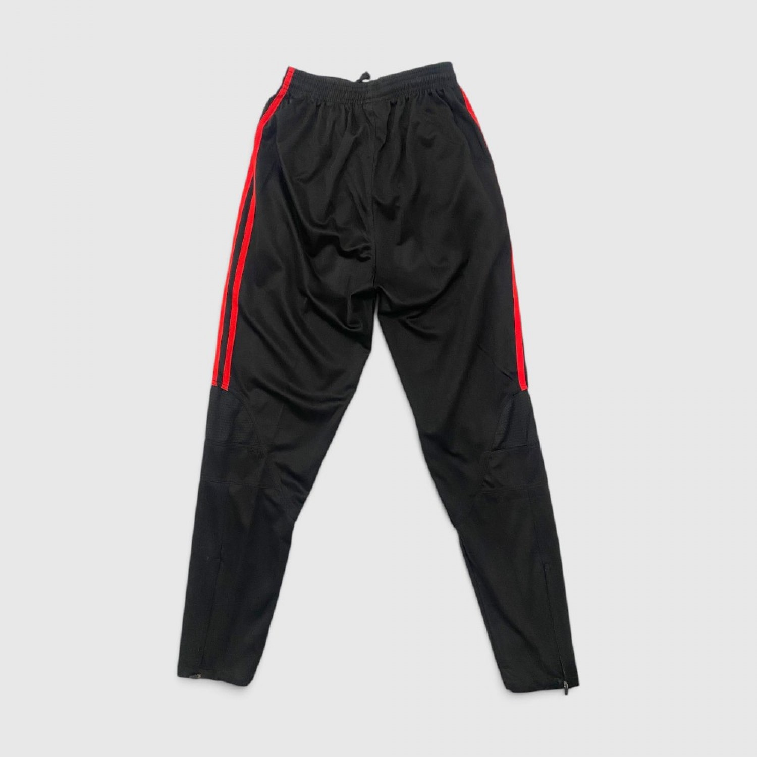 Adidas Μαύρο Αθλητικό Παντελόνι με Κόκκινες Ρίγες / Pre-Owned
