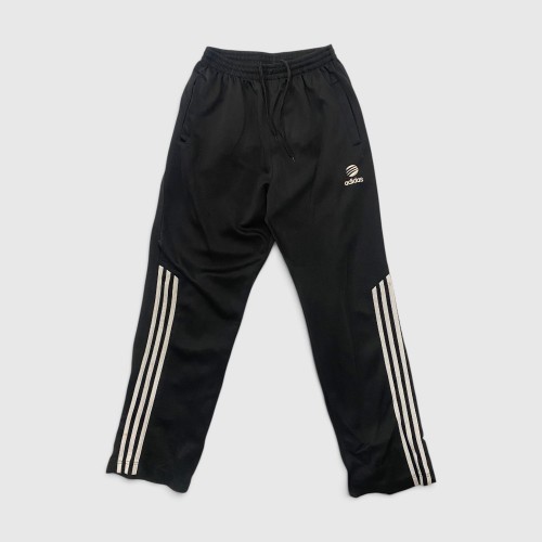 Adidas Μαύρο Track Παντελόνι 3-Stripes / Pre-Owned