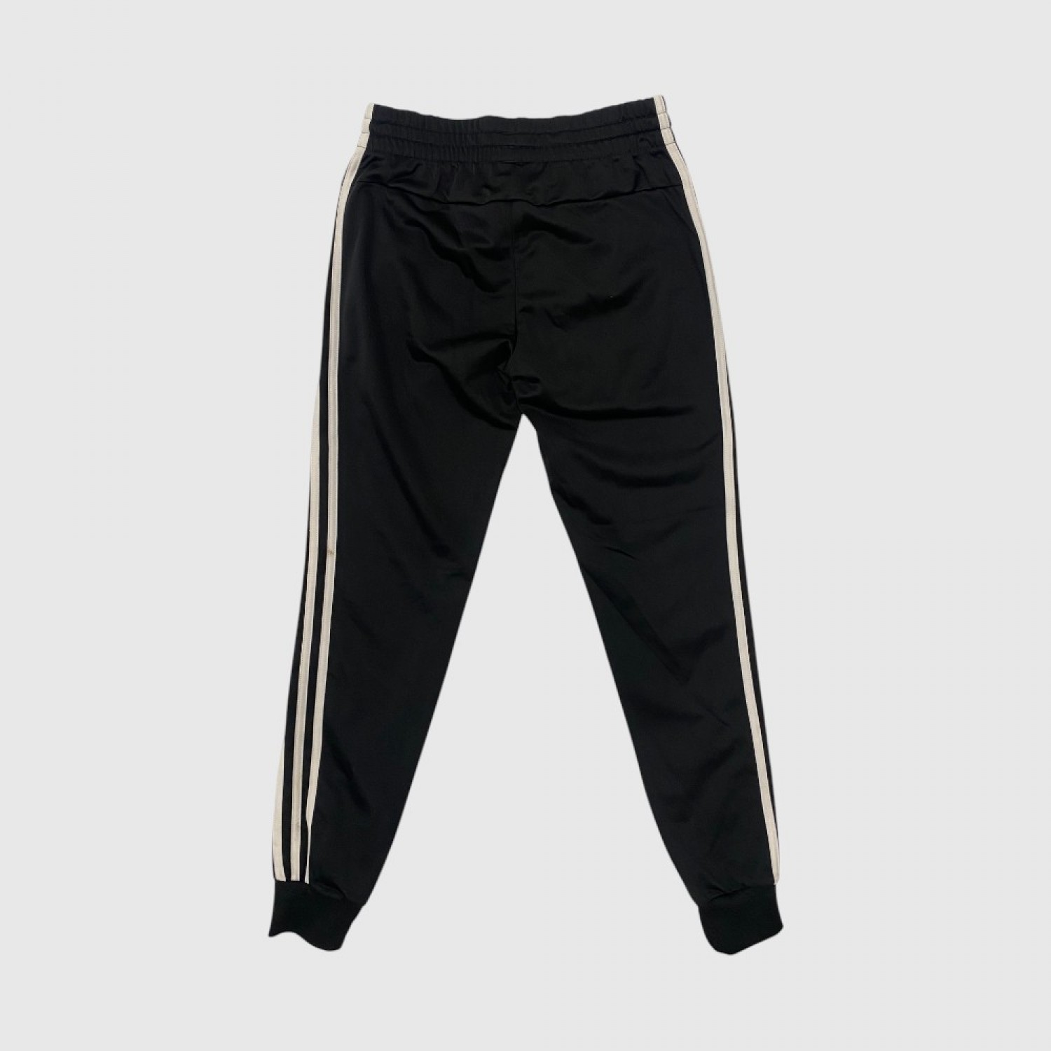 Adidas Μαύρο Jogger Παντελόνι 3-Stripes / Pre-Owned