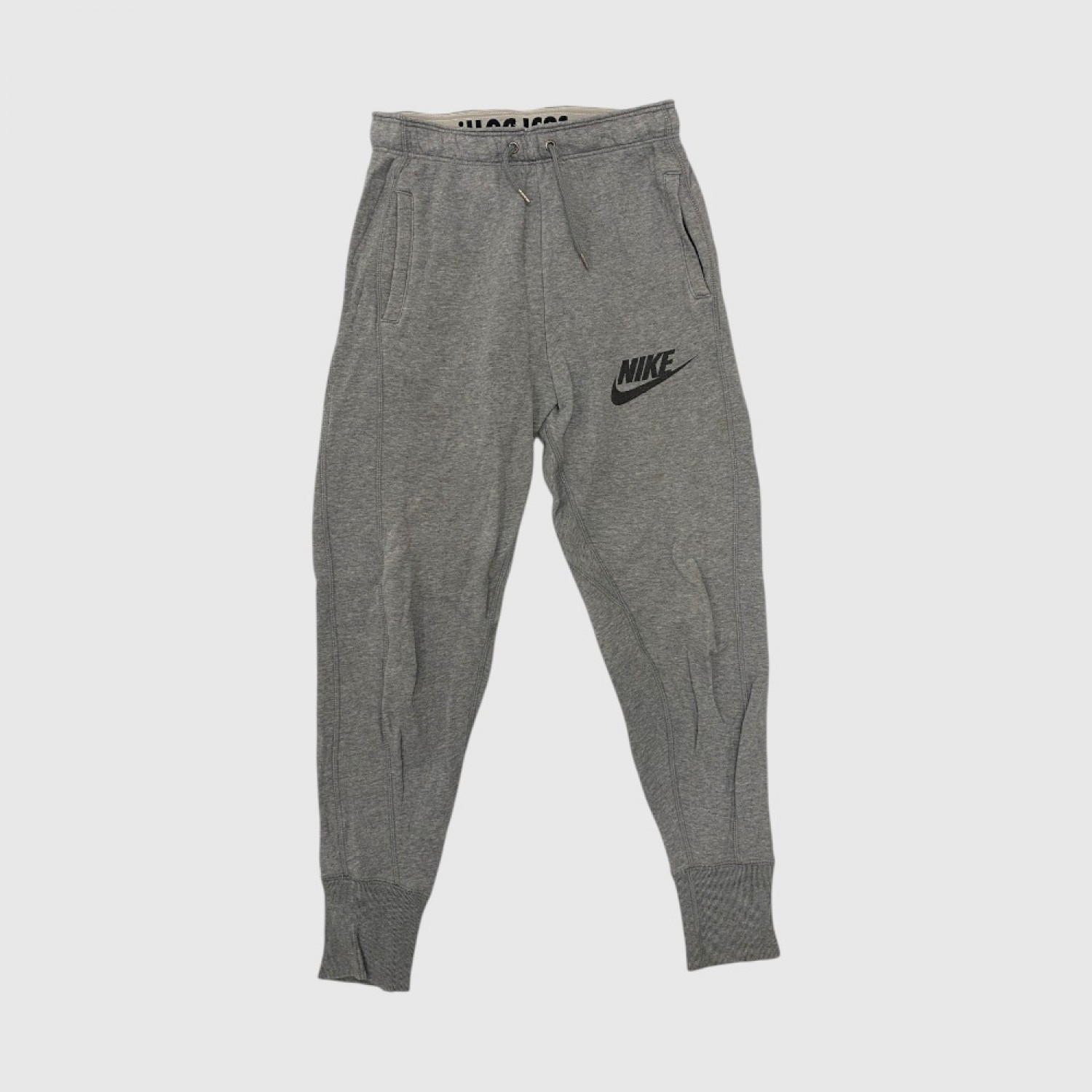 Nike Γκρι Jogger Παντελόνι με Swoosh / Pre-Owned