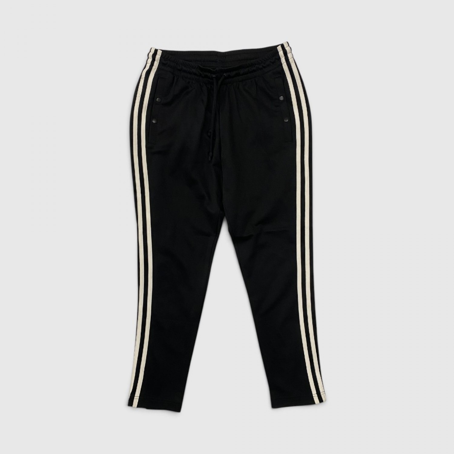 Adidas Γυναικεία Μαύρη Φόρμα με Πλαϊνά Κουμπιά / Pre Owned