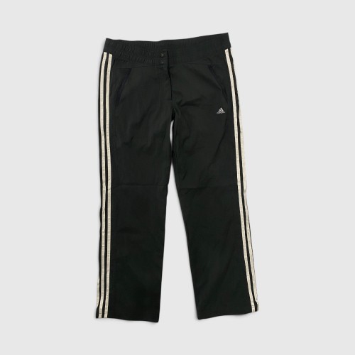 Adidas Γυναικείο Μαύρο Track Παντελόνι με Πλαϊνές Ρίγες | Pre Owned