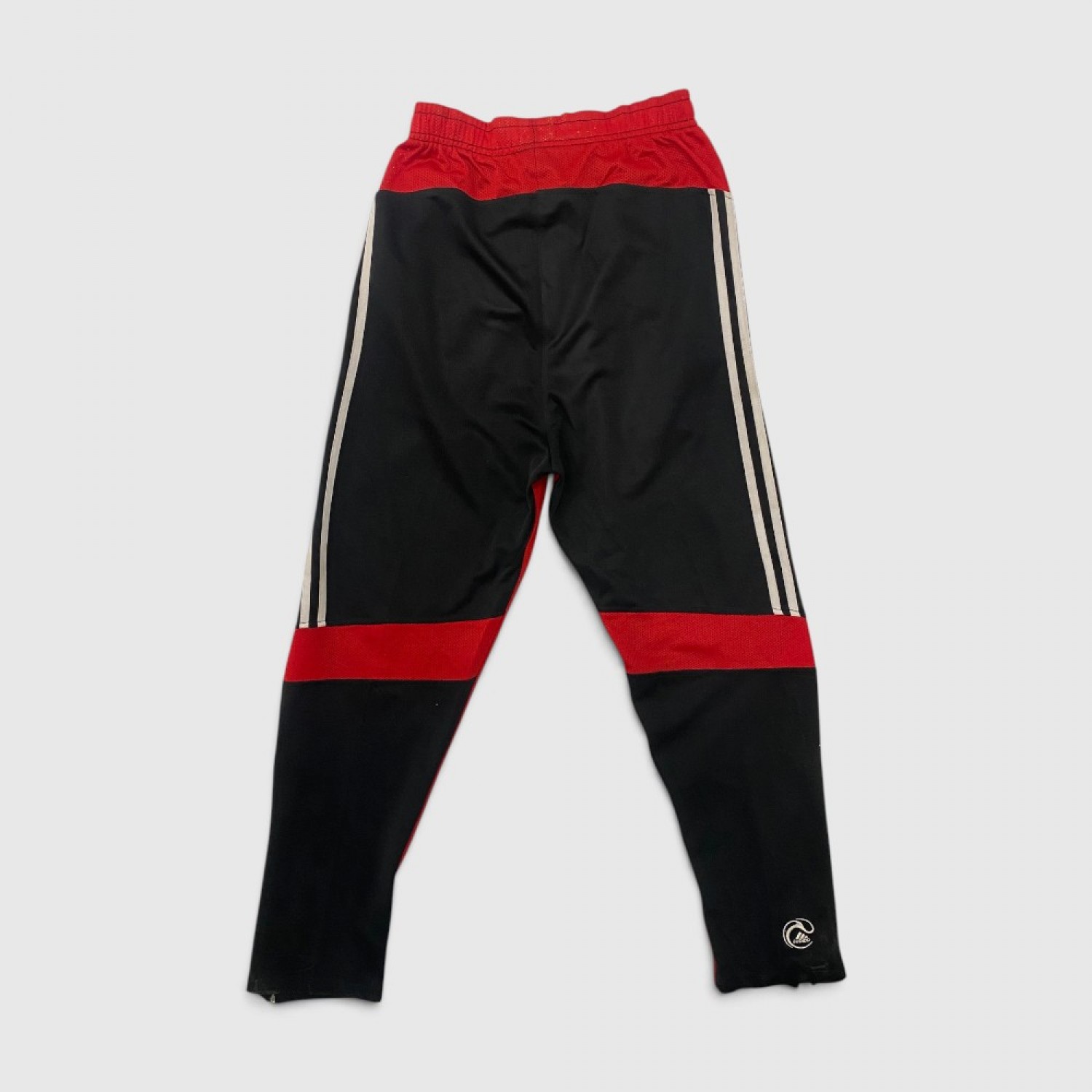 Adidas Μαύρο Κόκκινο Track Παντελόνι | Pre Owned