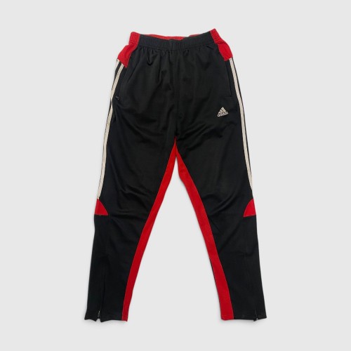 Adidas Μαύρο Κόκκινο Track Παντελόνι | Pre Owned