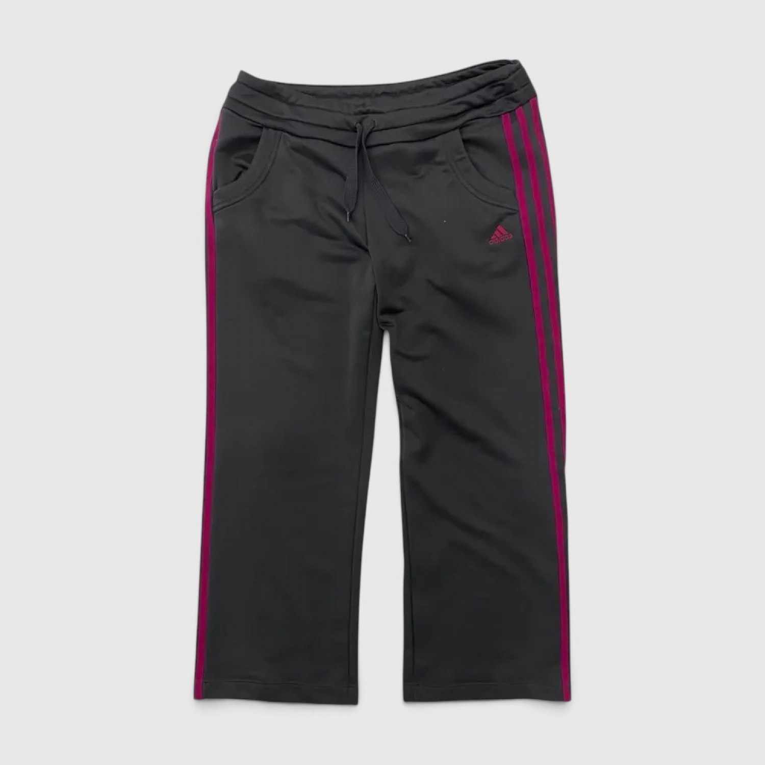 Γυναικείο Adidas 3-Stripes Παντελόνι Φόρμας – Μαύρο / Φούξια / Pre-Owned