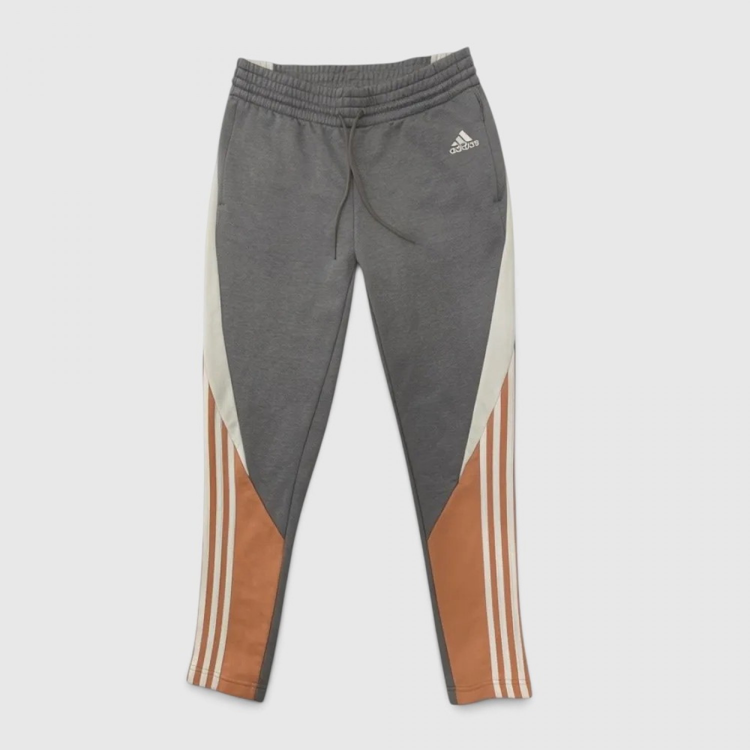 Adidas Γυναικεία Φόρμα Colorblock Γκρι / Πορτοκαλί / Pre-Owned