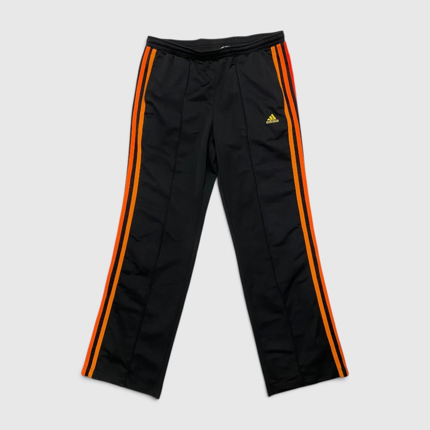 Adidas 3-Stripes Γυναικεία Φόρμα Μαύρη Πορτοκαλί / Pre Owned