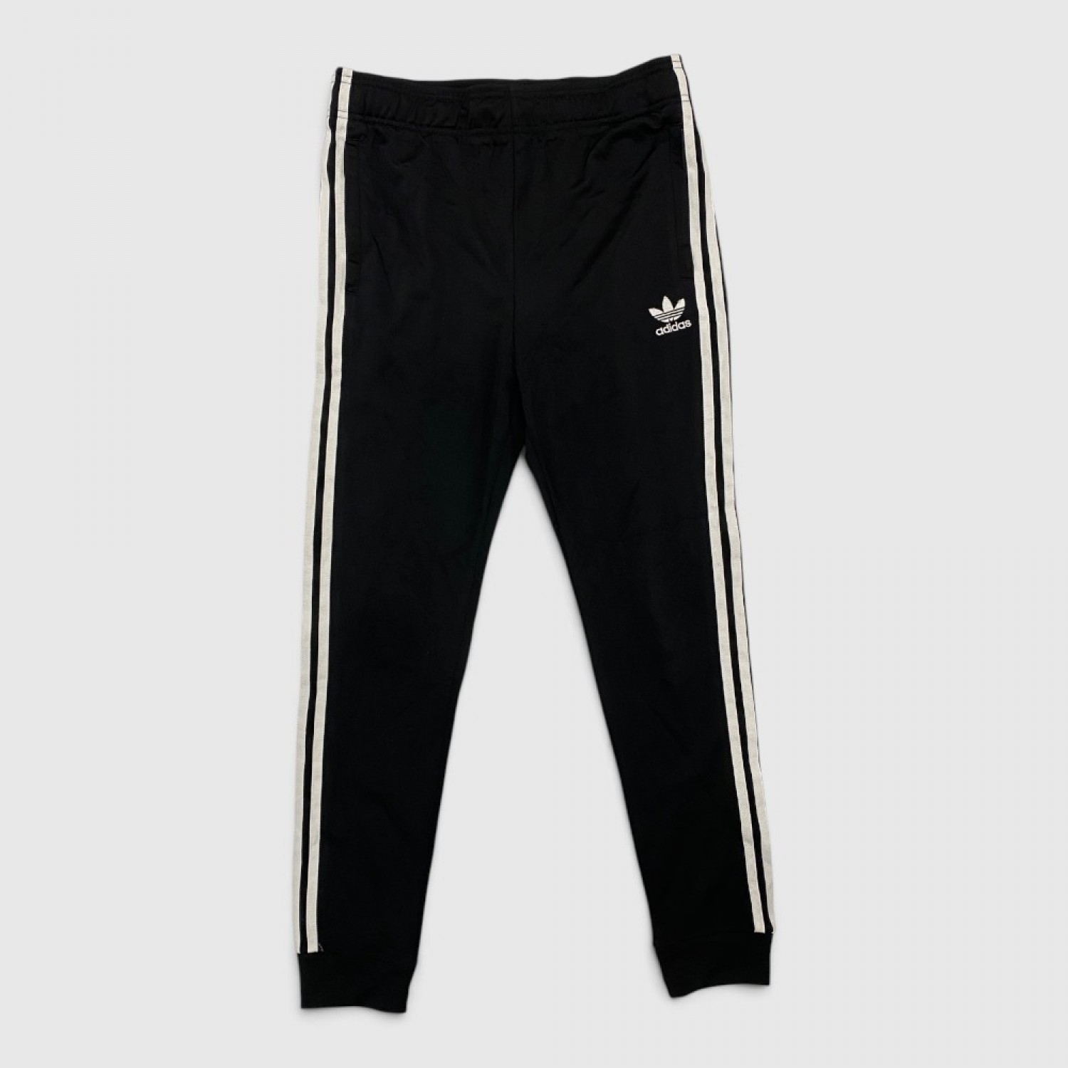Adidas Originals 3-Stripes Μαύρο Παντελόνι / Pre Owned