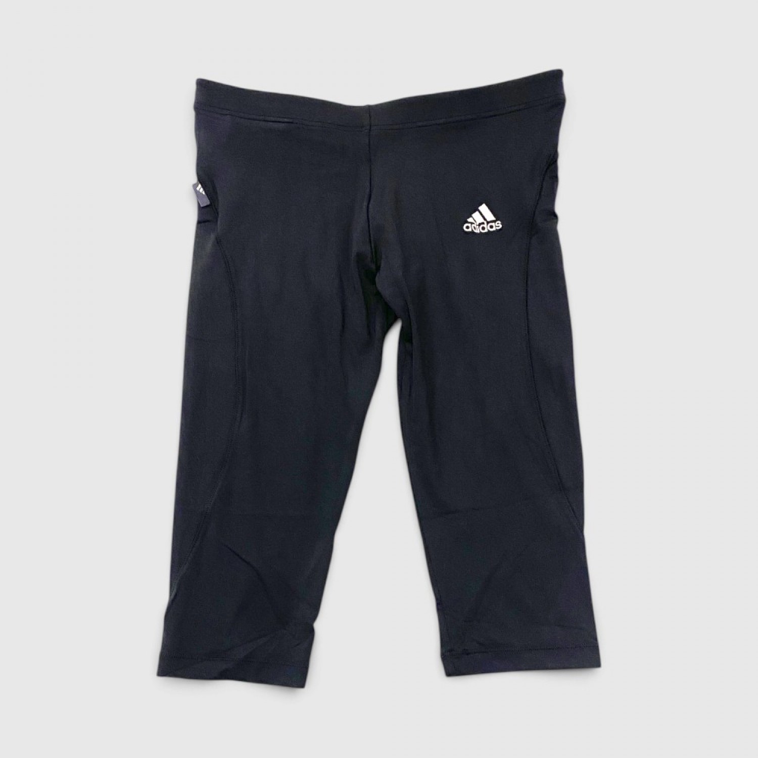 Adidas Γυναικείο Μαύρο Αθλητικό Κολάν Capri | Pre Owned