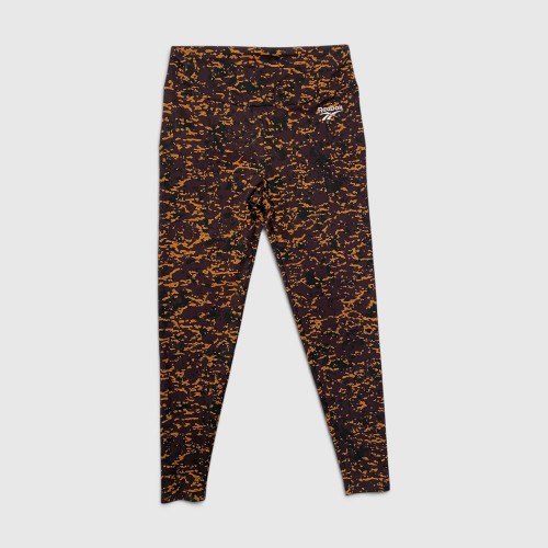 Reebok Γυναικείο Αθλητικό Κολάν με Πορτοκαλί Print | Pre Owned